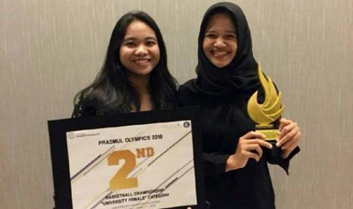 Dua Mahasiswi FKM UI Berhasil Meraih Juara 2 dalam Ajang Prasmul Olympic