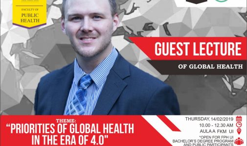 Guest Lecture of Global Health  “Priorities of Global Health In The Era of 4.0”