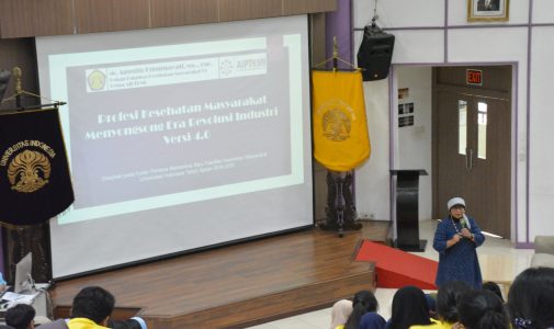 Dekan FKM UI Paparkan Core Competence Ahli Kesehatan Masyarakat pada Kuliah Umum Mahasiswa Baru FKM UI Angkatan 2019