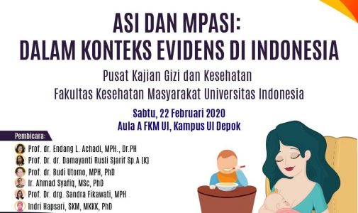 Seminar Gizi dan Kesehatan – ASI dan MPASI: Dalam Konteks Evidens di Indonesia