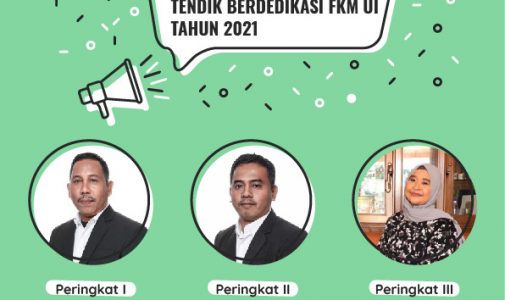 FKM UI Dapatkan 3 Pemenang Tenaga Pendidikan Berdedikasi Tahun 2021