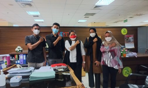 Mahasiswa K3 FKM UI Melakukan Penyuluhan Aspek K3  di Dinas Kesehatan Kota Depok