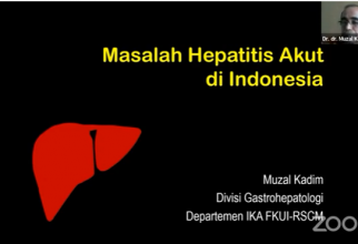 FPH UI Helds Online Seminar on Mysterious Acute Hepatitis in Children, How is the Health Service System Prepared?