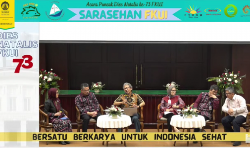The Dean of FPH UI Becomes a Panelist at the 37th Anniversary of FK UI