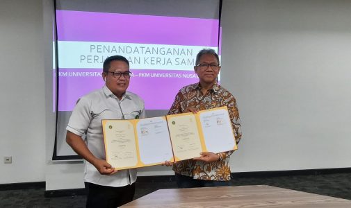 Penandatanganan Perjanjian Kerja Sama Tri Dharma Perguruan Tinggi Antara FKM UI dengan Universitas Nusa Cendana