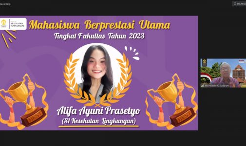 Alifa Ayuni Prasetyo, Mahasiswa Berprestasi 2023 Terpilih yang Akan Mewakili FKM di Tingkat UI