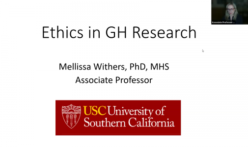 Kuliah Umum Kesehatan Global: Global Health Research Ethics