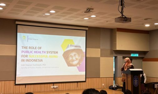Discussing Elderly Health in Indonesia, FPH UI OHS Lecturer Becomes Keynote Speaker at International Conference at MAHSA University Malaysia