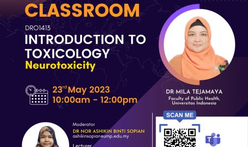 Dosen K3 FKM UI Memberikan Kuliah Terkait Neurotoxicity di Universiti Malaysia Pahang
