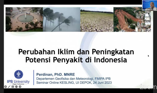 FPH UI Discusses Community-Based Climate Change Emergency Response in Semol Series 4