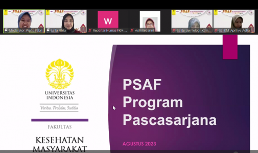 Welcoming 427 Postgraduate Students, FPH UI Holds an Introduction to the Faculty Academic System