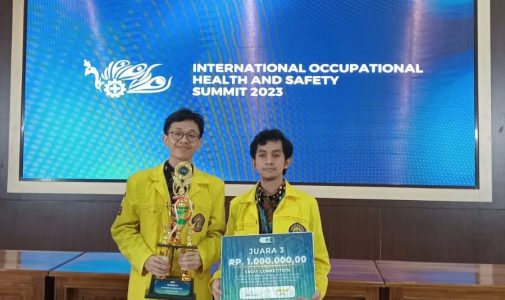 Dua Mahasiswa FKM UI Raih Juara 3 Essay Competition di IOSH Summit 2023