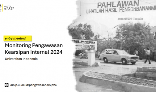 FPH UI Participates in the 2024 Commencement Meeting of Internal Archives Supervision at the Universitas Indonesia